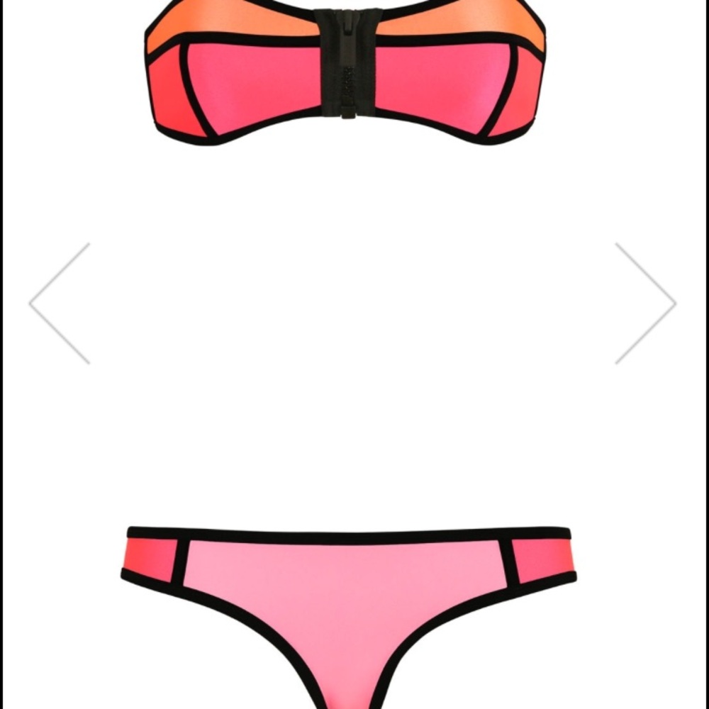Triangl Swimwear Pink and Orange Bikini
